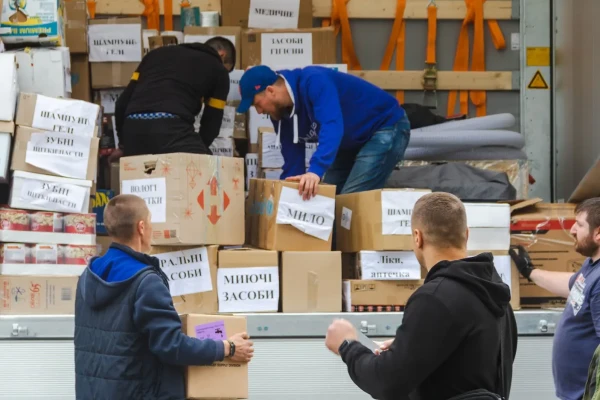 В рамках ініціативи підтримки Херосонщини доставили 1 400 тонн допомоги від українців БФ «ОНУКИ»